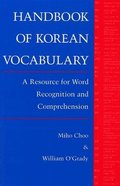 Handbook of Korean Vocabulary