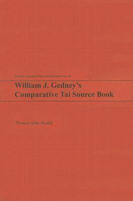 Thomas John Hudak - William J. Gedney's Comparative Tai Source Book, Häftad. Tillgänglighet: Tillfälligt slut