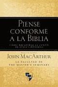 Piense Conforme a la Biblia = Think Biblically