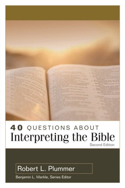 Robert L. Plummer - 40 Questions about Interpreting the Bible, E-bok