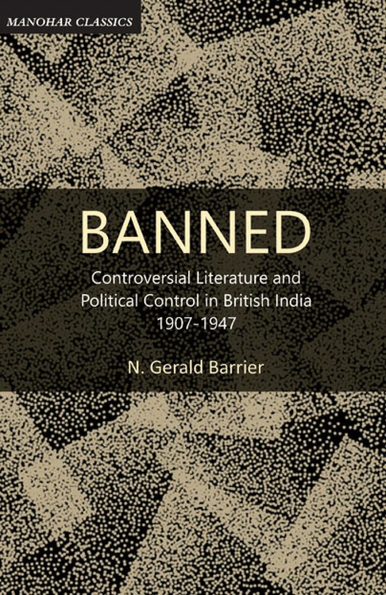 Norman Gerald Barrier - Banned, Inbunden. Tillgänglighet: Lägg i varukorg