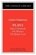Plays: Gerhart Hauptmann