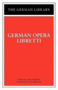 German Opera Libretti