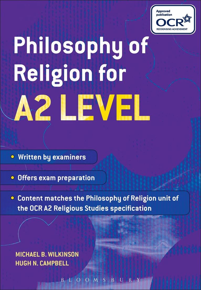 Michael B. Wilkinson, Hugh N. Campbell - Philosophy of Religion for A2 Level, Häftad