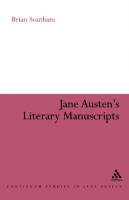 Brian Southam - Jane Austen's Literary Manuscripts, E-bok