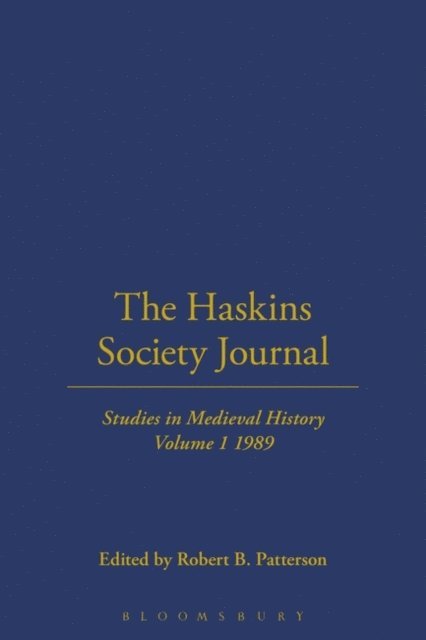 Robert Patterson - Haskins Society Journal Studies in Medieval History, E-bok