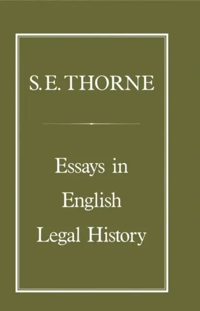 Essays in English Legal History