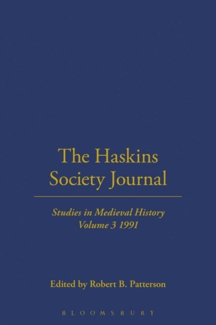 Robert Patterson - Haskins Society Journal Studies in Medieval History, E-bok