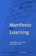 Manifesto for Learning