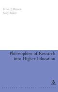 Philosophies of Research into Higher Education