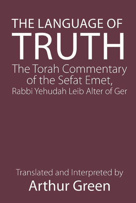 Judah A. Alter - Language of Truth, Häftad