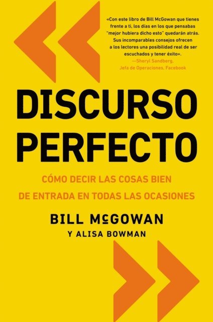 Alisa Bowman, Bill McGowan - Discurso perfecto, E-bok
