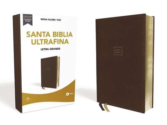 Vida, Rvr 1960- Reina Valera 1960 - Rvr60, Santa Biblia, Letra Grande, Leathersoft, Café, Palabras de Jesús En Rojo, Comfort Print, Inbunden