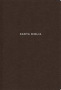 Nvi, Biblia de Estudio Actualizada, Revisión 2022, Leathersoft, Café, Letra Grande, Interior a Color, Palabras de Jesús En Rojo, Comfort Print