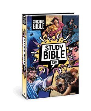 David C Cook - Action Bible Study Bible ESV, Hardcover, Full Color, Inbunden
