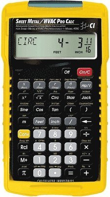 Calculated Industries - 4090 Sheet Metal / HVAC Pro Calc Calculator, Inbunden