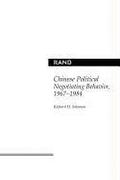 Chinese Political Negotiating Behavior, 1967-1984