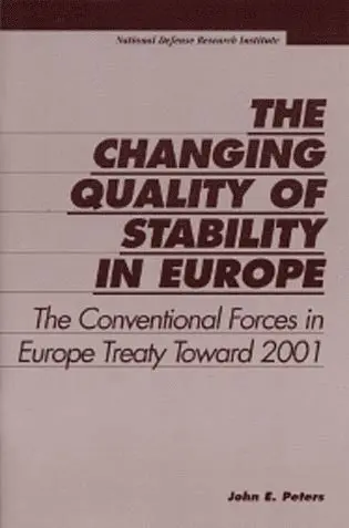 John E. Peters - Changing Quality of Stability in Europe, Häftad. Tillgänglighet: Tillfälligt slut