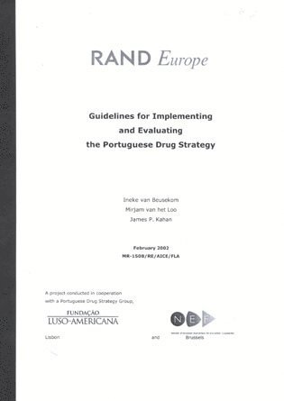Ineke Van Beusekom, Mirjam Van Het Loo, James P. Kahan - Guidelines for Implementing and Evaluating the Portuguese Drug Strategy, Häftad. Tillgänglighet: Tillfälligt slut