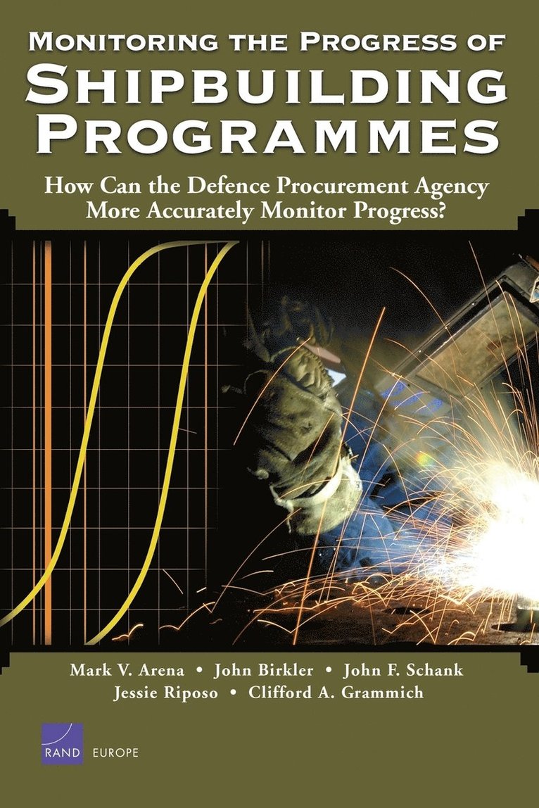 Mark V. Arena, John Birkler, John F. Schank, Jessie Riposo, Clifford Grammich - Monitoring the Progress of Shipbuilding Programmes, Häftad. Tillgänglighet: Tillfälligt slut