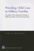 Providing Child Care to Military Families