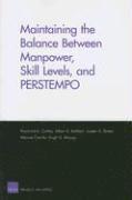 Maintaining the Balance Between Manpower, Skill Levels, and PERSTEMPO