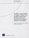 The Effects of the Changes in Chapter 7 Debtors' Lien-avoidance Rights Under the Bankruptcy Abuse Prevention and Consumer Protection Act of 2005