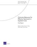 Outcome Measures for Effective Teamwork in Inpatient Care