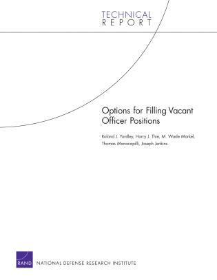 Options for Filling Vacant Officer Positions