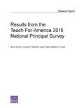 Results from the Teach for America 2015 National Principal Survey