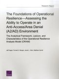 The Foundations of Operational Resilienceassessing the Ability to Operate in an Anti-Access/Area Denial (A2/Ad) Environment
