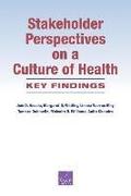 Stakeholder Perspectives on a Culture of Health