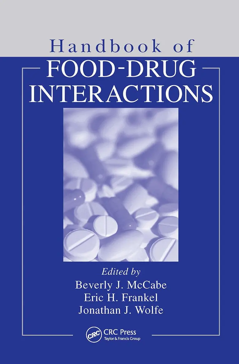 Beverly McCabe-Sellers, Eric H. Frankel, Jonathan J. Wolfe - Handbook of Food-Drug Interactions, Inbunden. Tillgänglighet: Lägg i varukorg