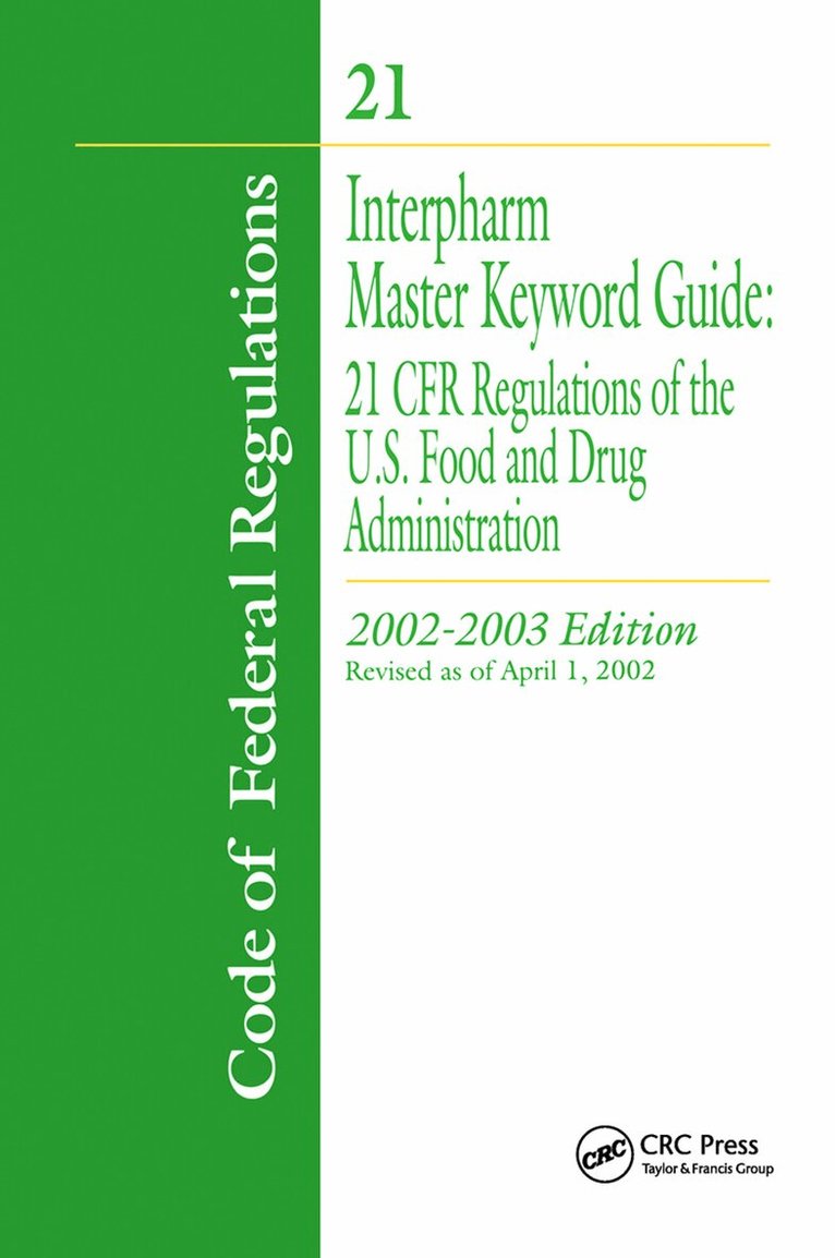 Interpharm - Interpharm Master Keyword Guide, Häftad. Tillgänglighet: Tillfälligt slut