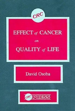 David Osoba - Effect of Cancer On Quality of Life, Inbunden. Tillgänglighet: Lägg i varukorg