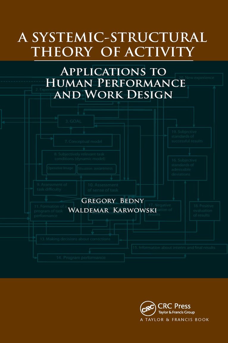 Gregory Bedny, Waldemar Karwowski - Systemic-Structural Theory of Activity, Inbunden