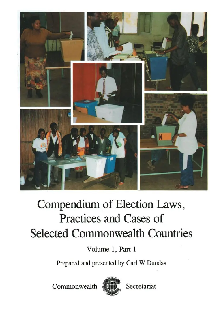 Carl W Dundas - Compendium of Election Laws, Practices and Cases of Selected Commonwealth Countries, Volume 1, Part 1, Inbunden. Tillgänglighet: Tillfälligt slut