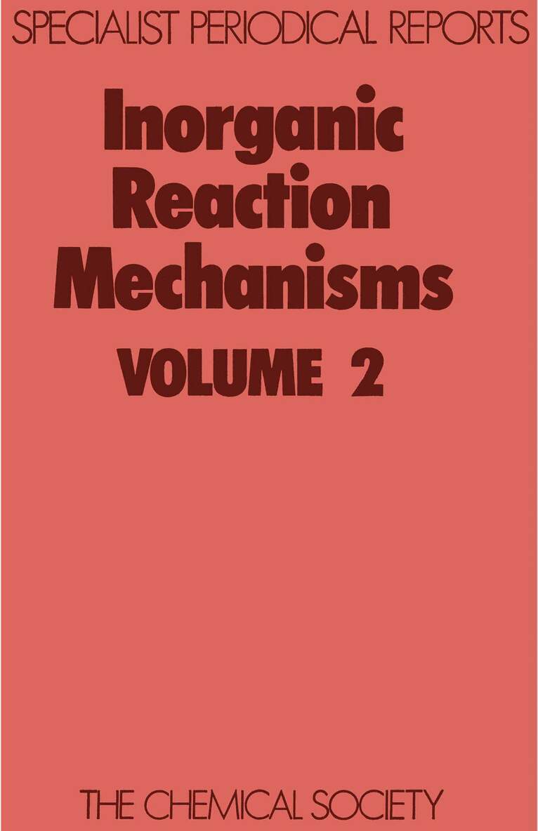J Burgess - Inorganic Reaction Mechanisms, Inbunden