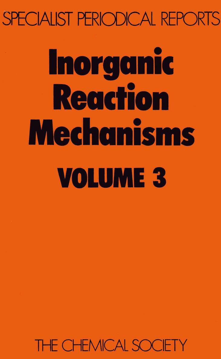 J Burgess - Inorganic Reaction Mechanisms, Inbunden