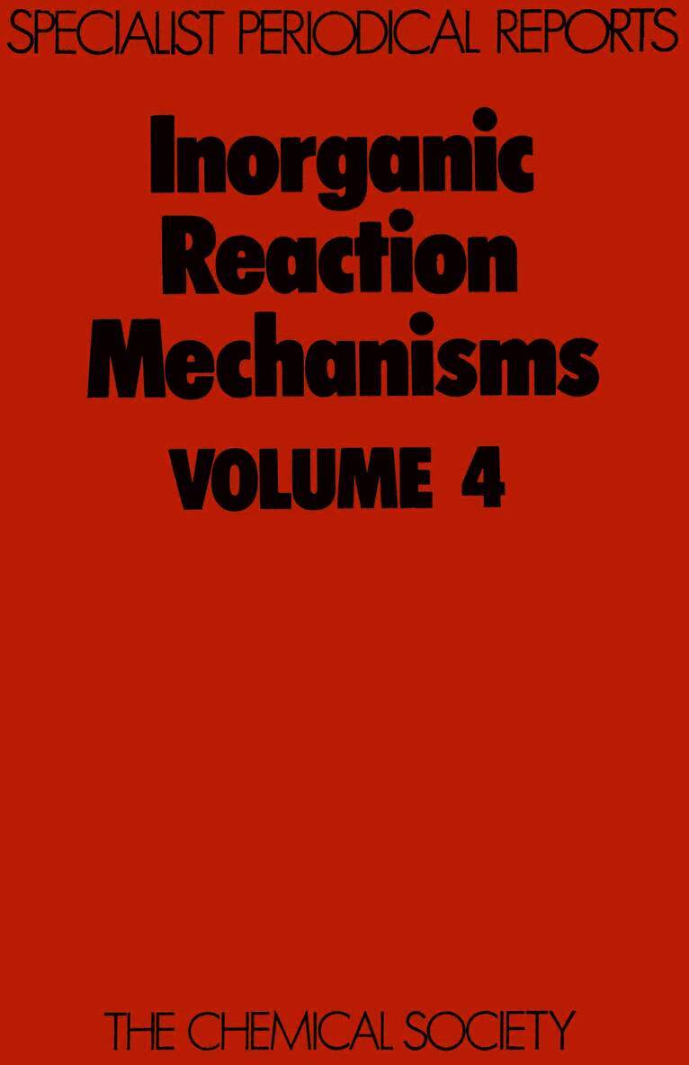 A McAuley - Inorganic Reaction Mechanisms, Inbunden. Tillgänglighet: Lägg i varukorg