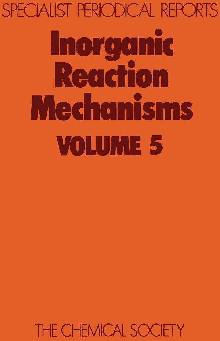 A McAuley - Inorganic Reaction Mechanisms, Inbunden. Tillgänglighet: Lägg i varukorg