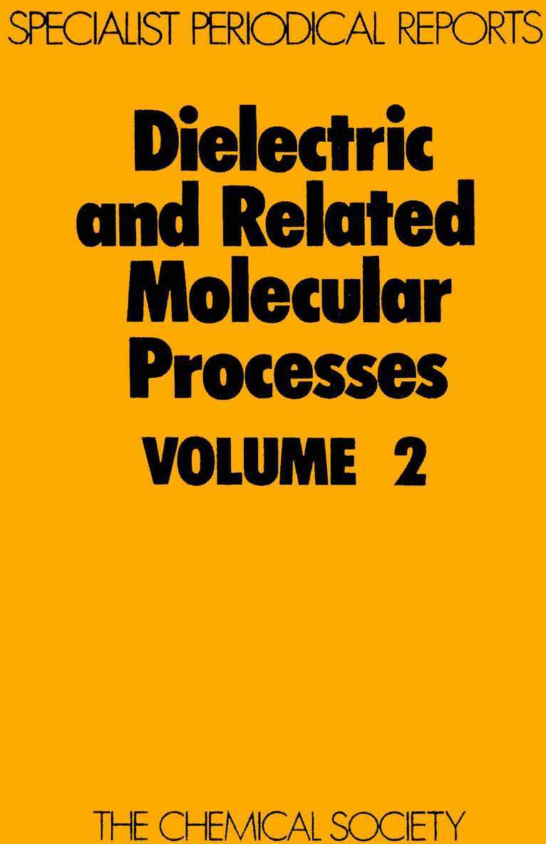 Mansel Davies - Dielectric and Related Molecular Processes, Inbunden
