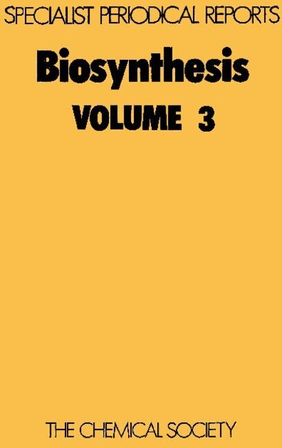 T A Geissman - Biosynthesis, Inbunden