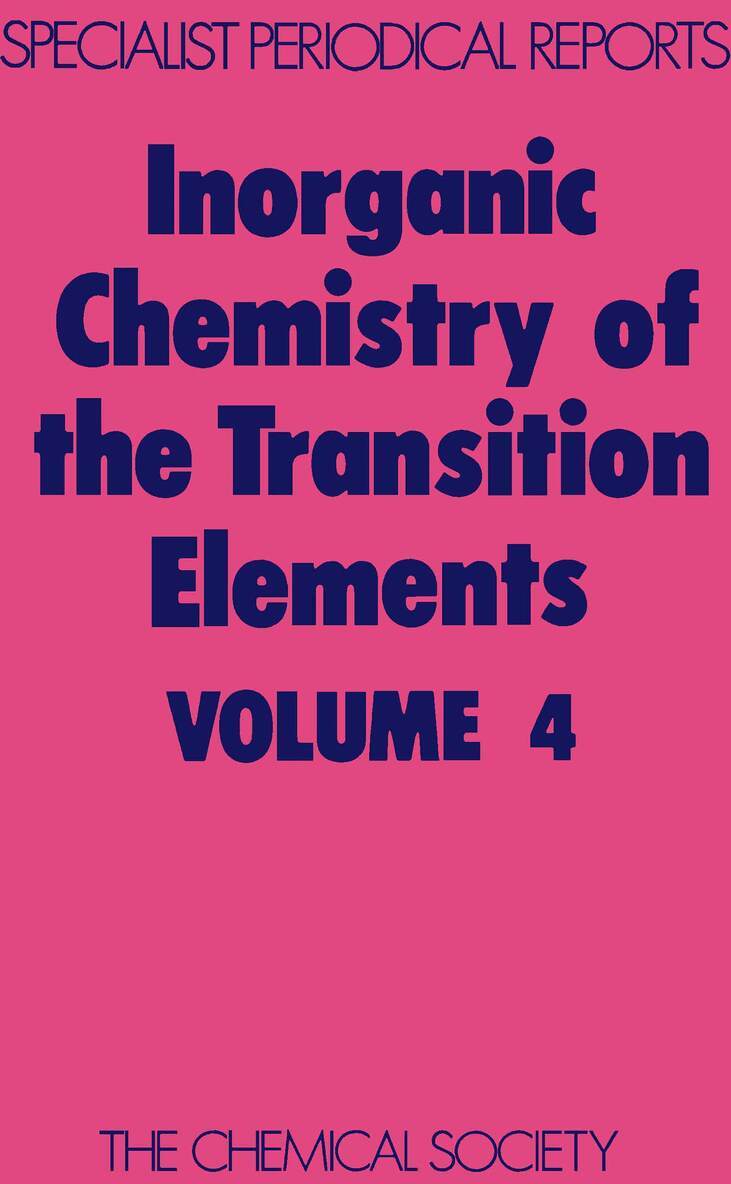B F G Johnson - Inorganic Chemistry of the Transition Elements, Inbunden