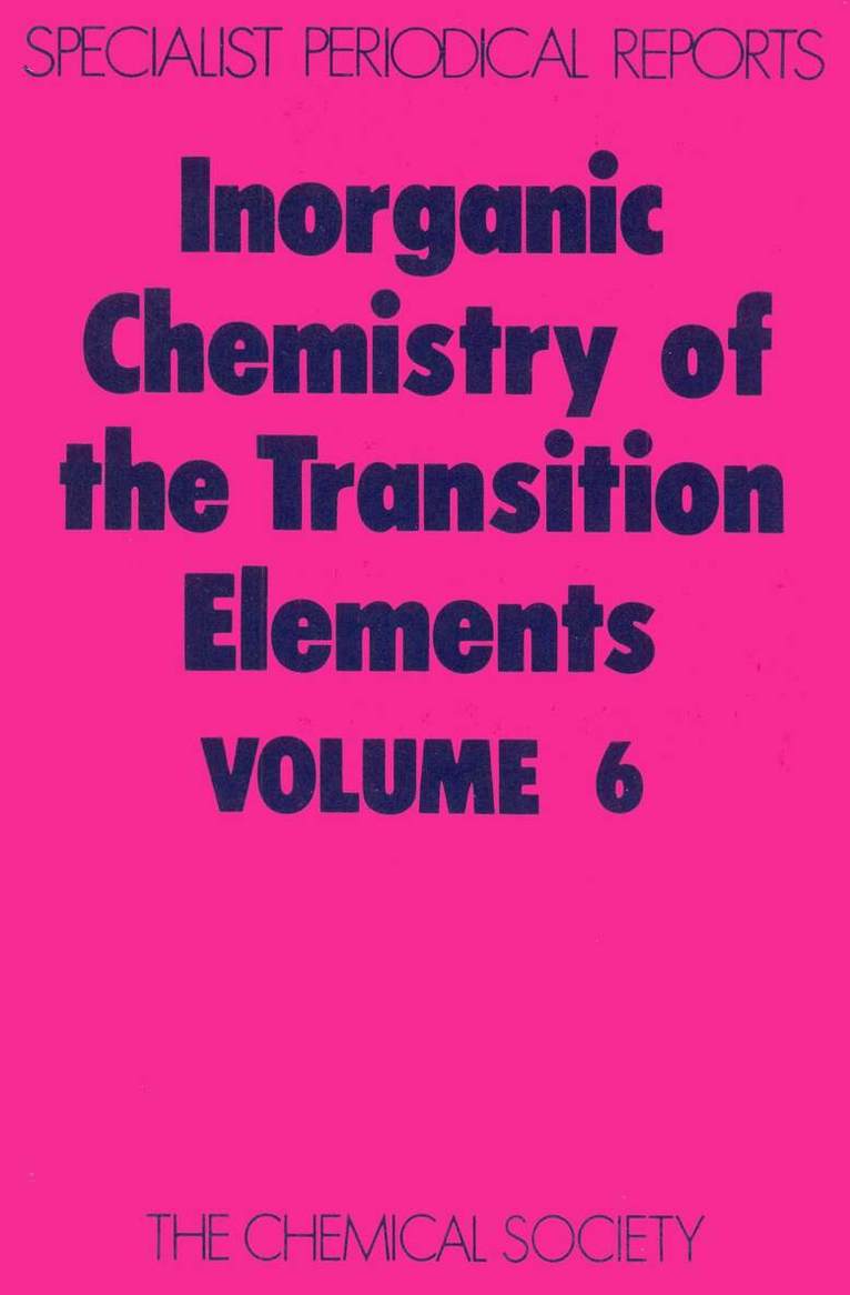 B F G Johnson - Inorganic Chemistry of the Transition Elements, Inbunden