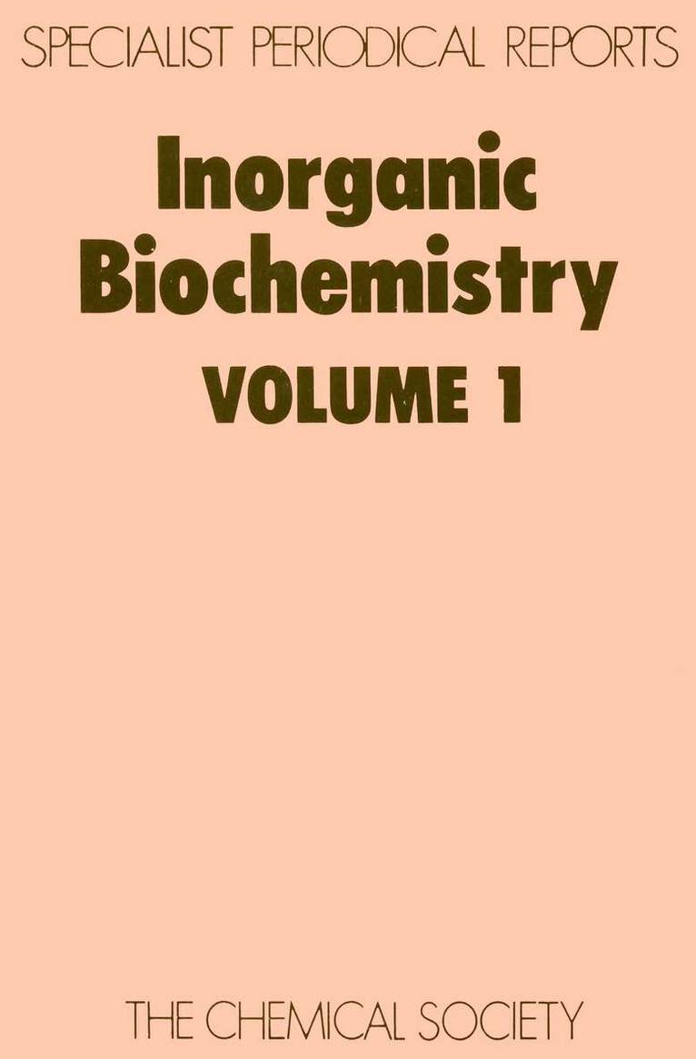 H A O Hill - Inorganic Biochemistry, Inbunden