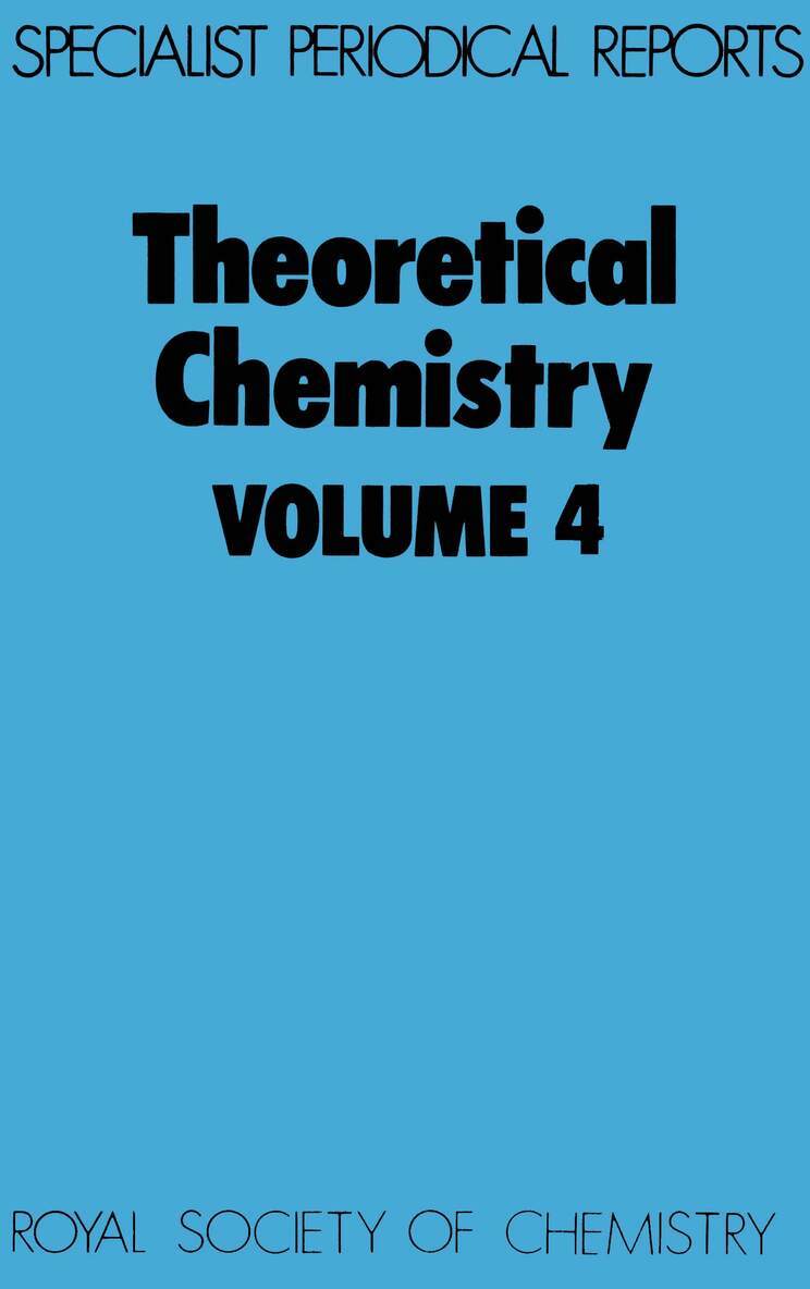 C Thomson - Theoretical Chemistry, Inbunden