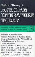 ALT 19 Critical Theory and African Literature Today