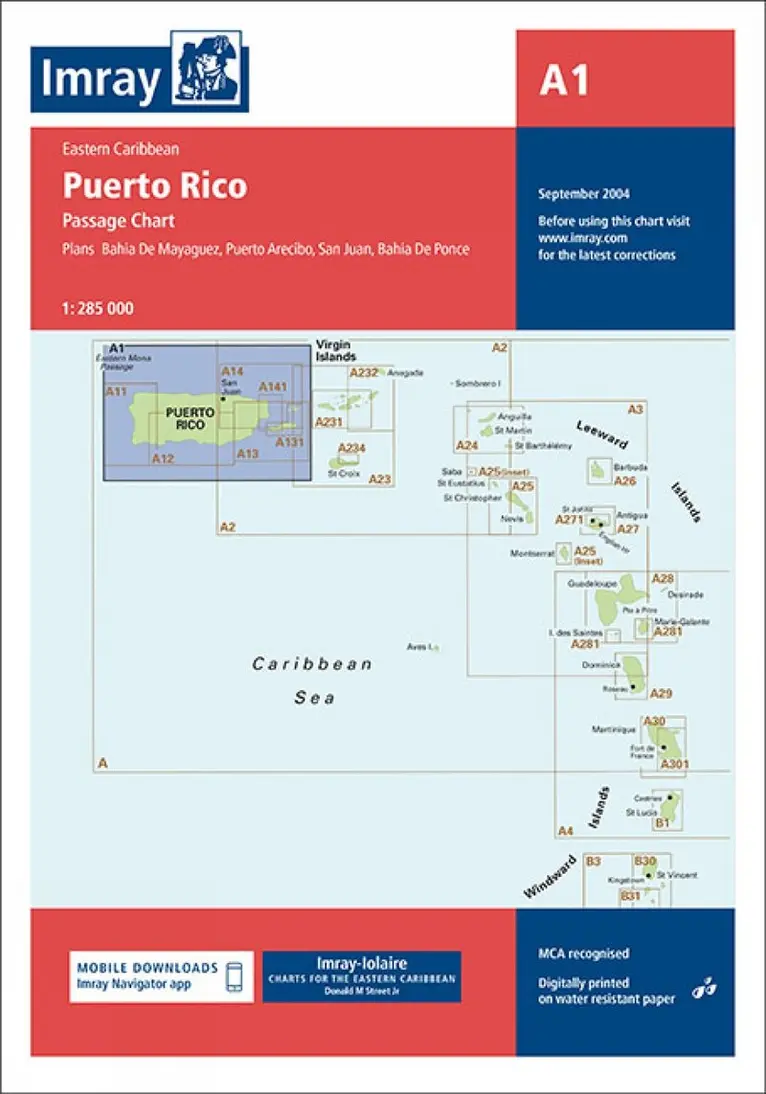 Imray Iolaire - A1 Puerto Rico, Övrigt. Tillgänglighet: Lägg i varukorg
