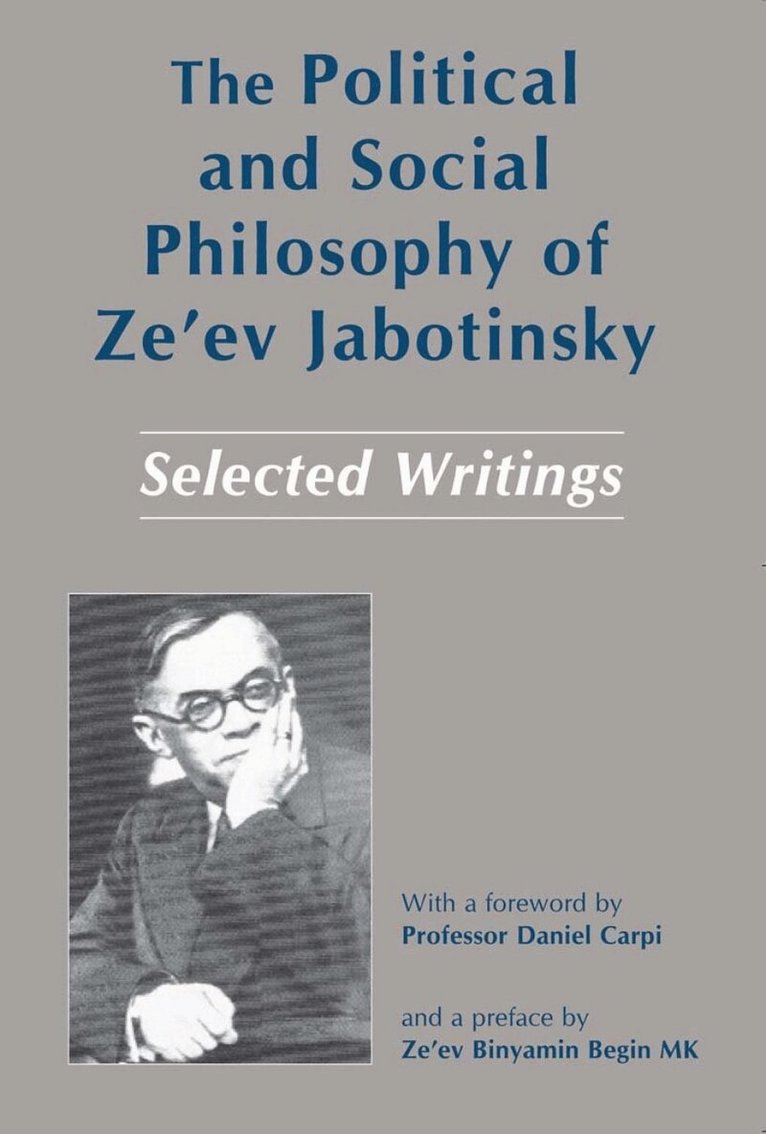 Mordechai Sarig, Mordechai Sarig, Shimshon Feder - Political and Social Philosophy of Ze'ev Jabotinsky, Häftad. Tillgänglighet: Tillfälligt slut